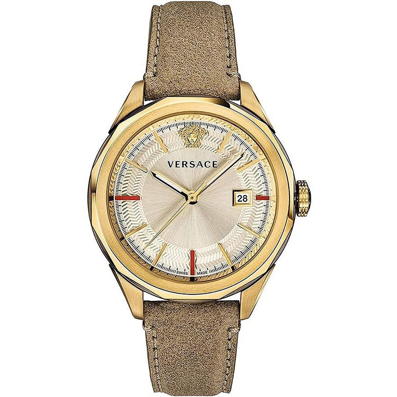 Ceas barbatesc Versace VERA00318, Quartz, 44mm, 5ATM, Auriu