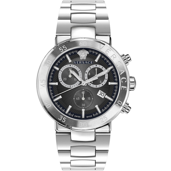 Versace VEPY00520, Kvarc, 44mm, 5ATM Férfi karóra