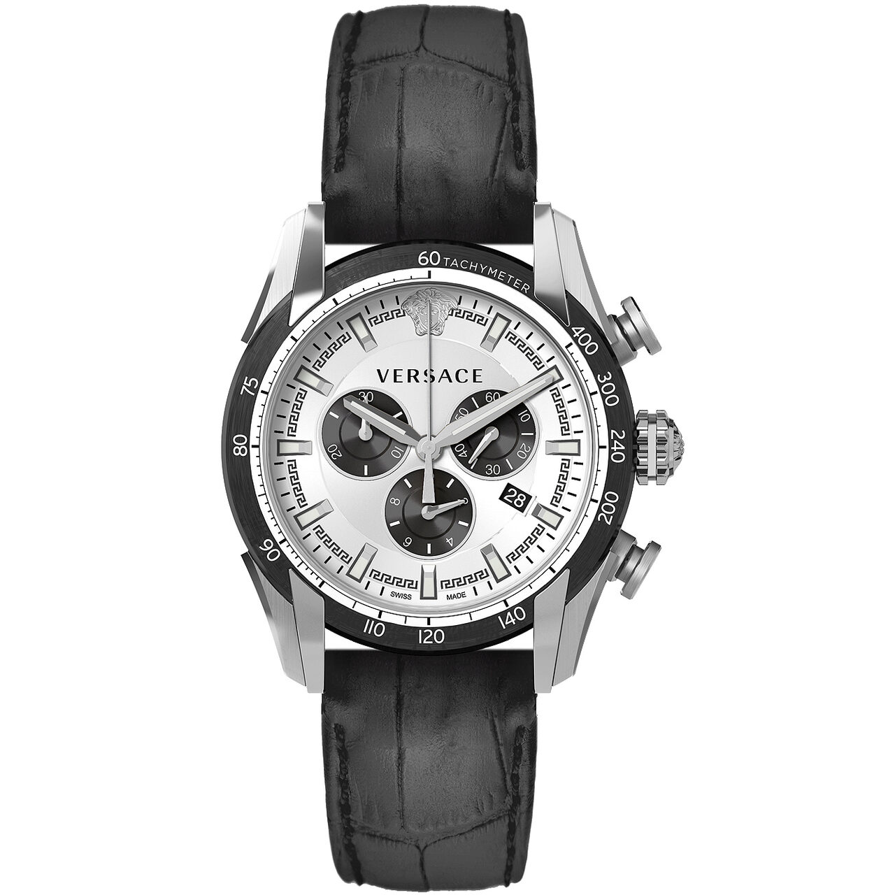Ceas barbatesc Versace VEDB00519, Quartz, 44mm, 5ATM, Argintiu