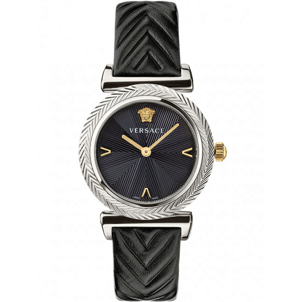Ceas de dama Versace VERE01620, Quartz, 35mm, 5ATM, Argintiu