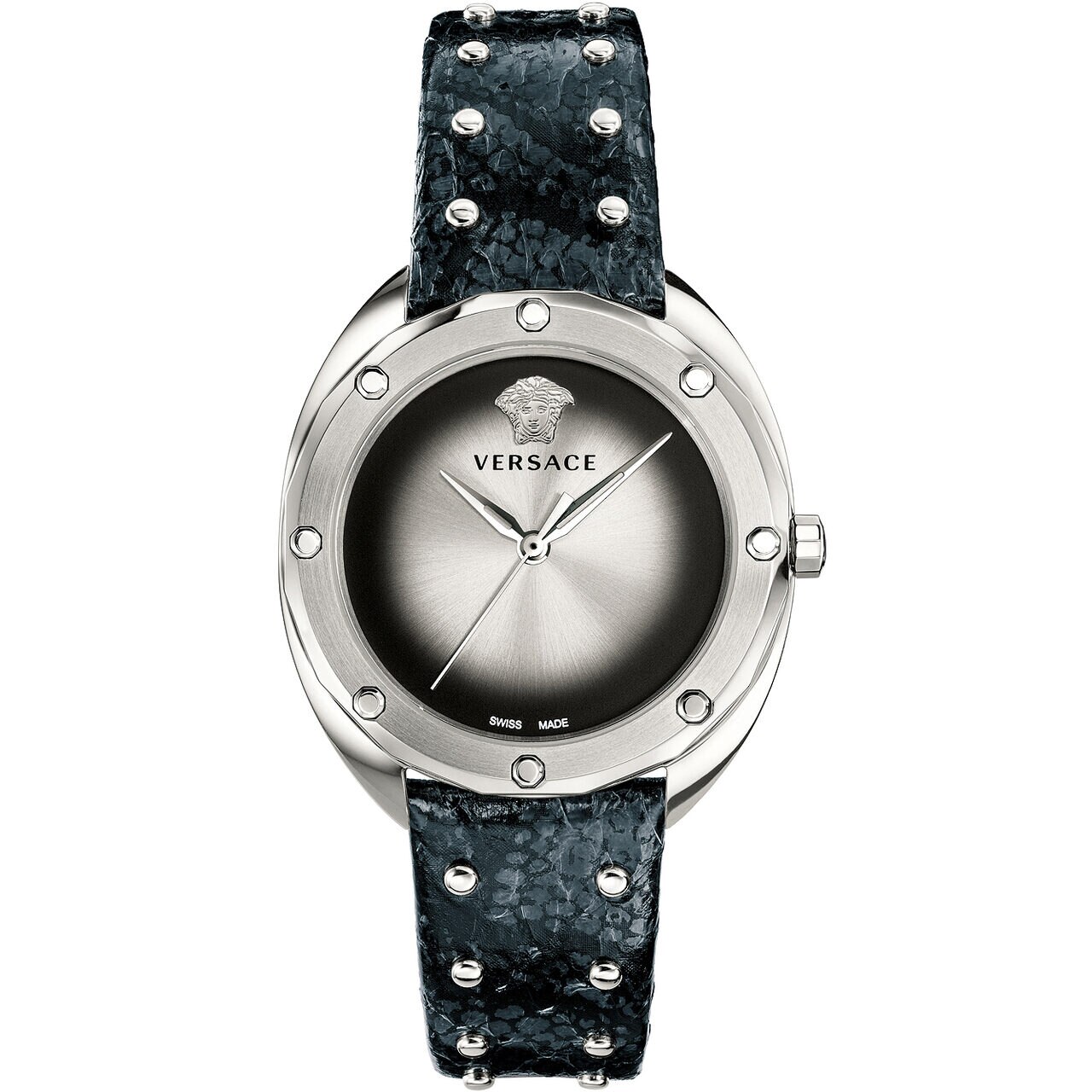 Ceas de dama Versace VEBM00118, Quartz, 39mm, 5ATM, Argintiu
