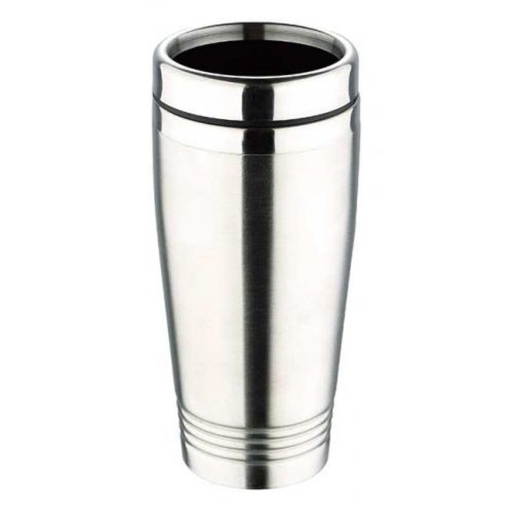 Termos Renberg din otel inoxidabil RB-3022-MM, argintiu, 425 ml