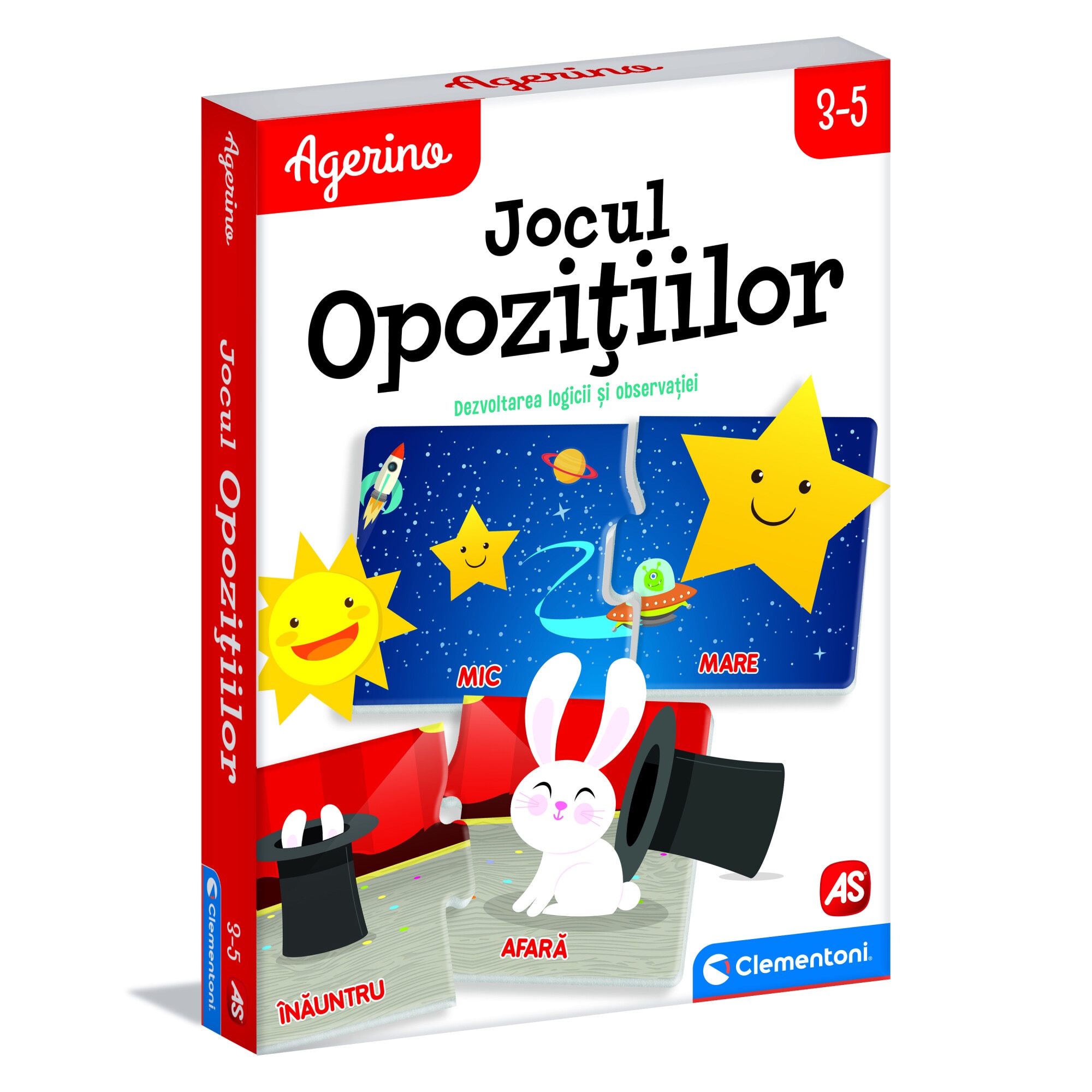 Joc Clementoni Agerino - Jocul opozitiilor