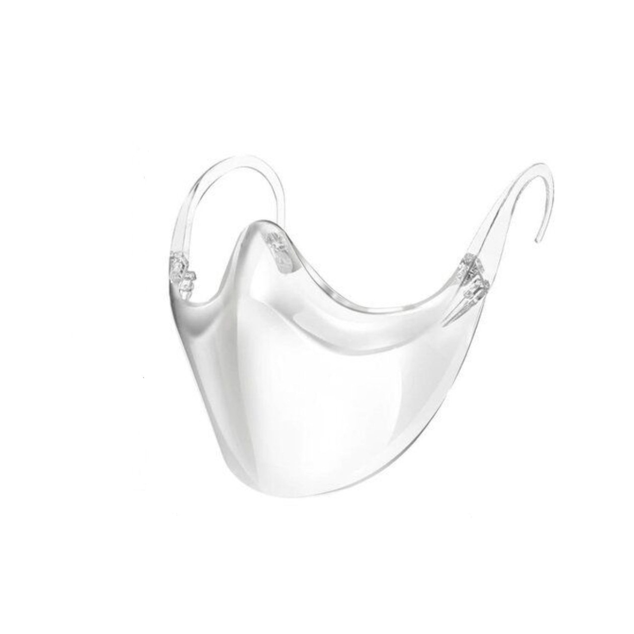 Masca de Protectie Transparenta, Fixare Confortabila cu Brate de Ochelari pe Urechi SLP12