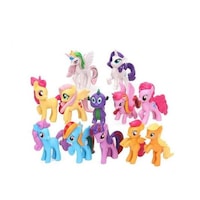 set 12 figurine tip my little poney equestria collection plastic multicolor  3 ani imagen 12_0_
0
