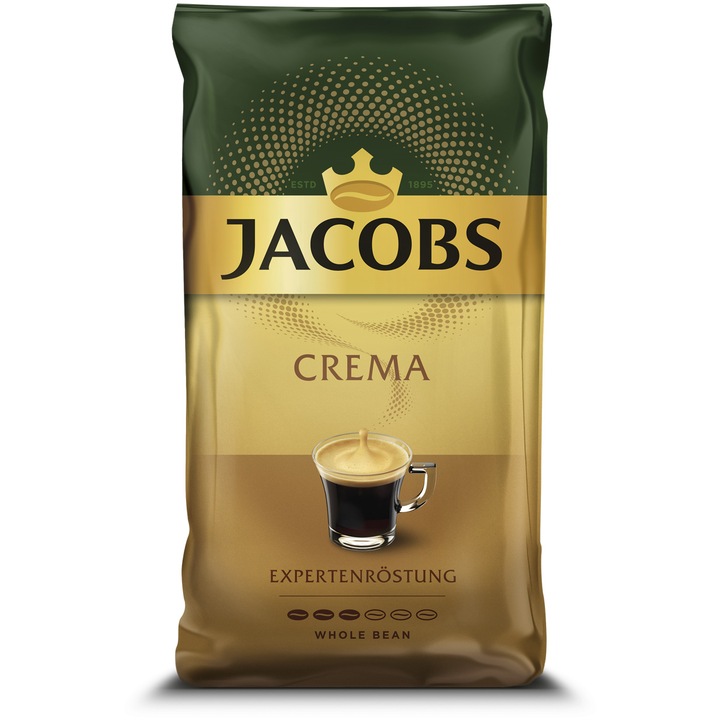 Cafea boabe Jacobs Expertenrostung Crema, 1 Kg