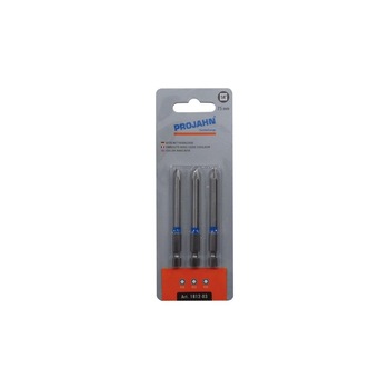 Set de biti colorati 75 mm PZ 1 Pozidriv (in cruce) PROJAHN 1/4 Set de biti colorati 75 mm PZ 1 Pozidriv (in cruce) PROJAHN 1/4
