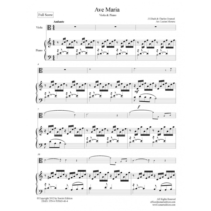 Adás G-húron – Bach – brácsa és zongora