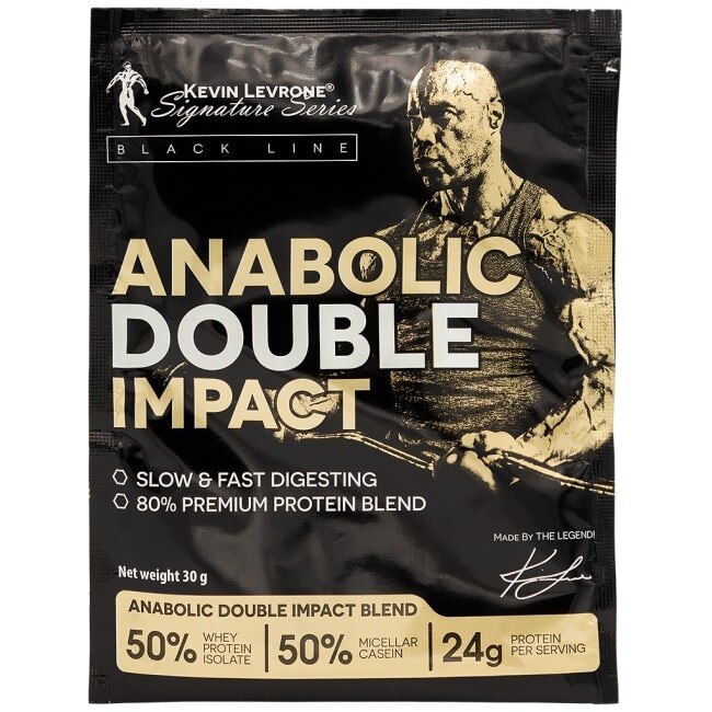 Supliment alimentar Kevin Levrone Black Line / Anabolic Double Impact, Crema de Biscuiti cu Lapte, 30 gr