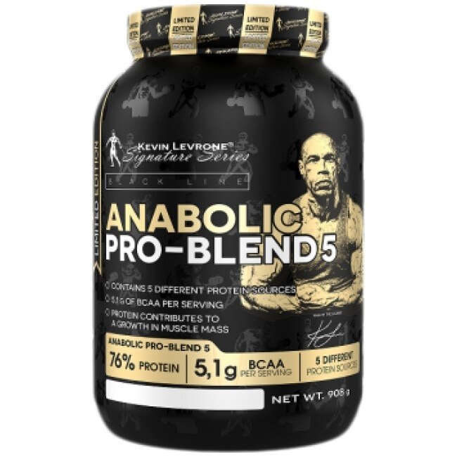 Supliment alimentar Kevin Levrone Black Line / Anabolic Pro Blend 5, Vanilie, 908 gr