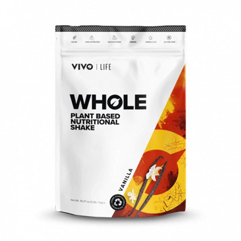 Bautura Proteica din Plante, Vivo, Whole, Aroma de Vanilie, 1kg