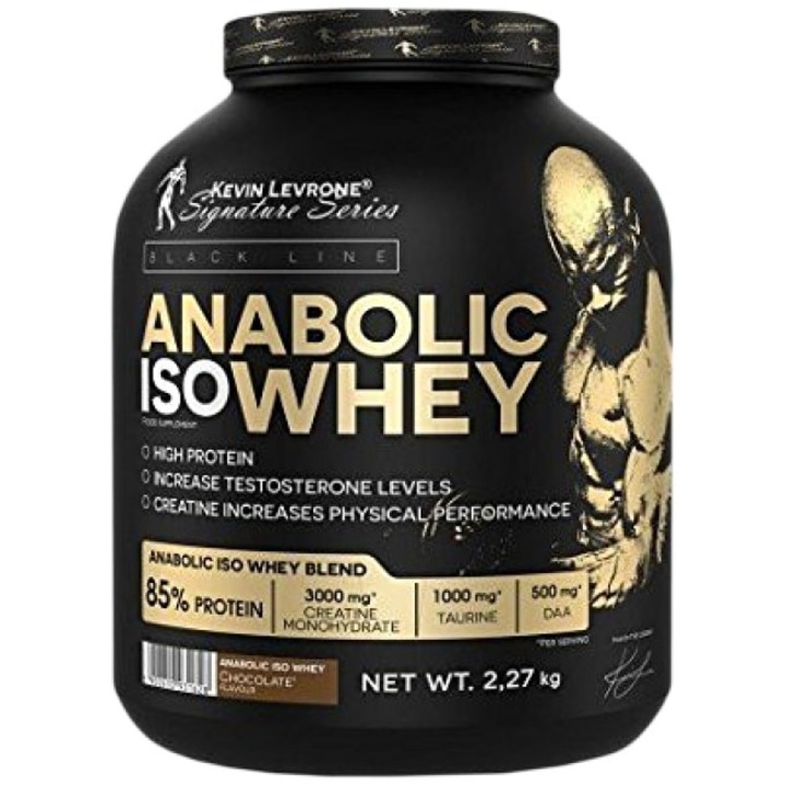 Хранителна добавка Kevin Levrone Black Line / Anabolic ISO Whey, Млечен бисквитен крем, 2000 гр