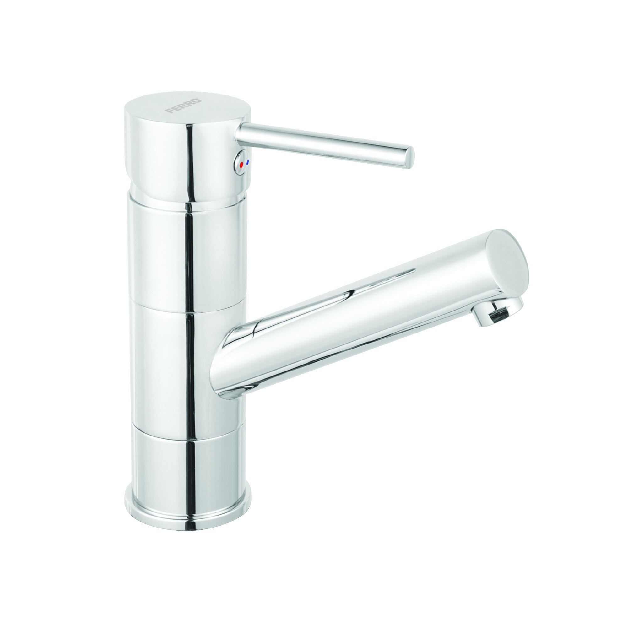 Baterie baie pentru lavoar, Ferro Linus BLX2A, montaj stativ, monocomanda, finisaj cromat