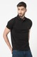 Tommy Hilfiger, Tricou polo din amestec de bumbac organic, Negru