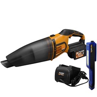 pachet auto aspirator cu acumulator villager fuse vvc 6020 viteza 18000 rpm recipient 600 ml set power bundle baterie 3 ah incarcator 165 a lanterna led magnetica agropro imagen 18_0_
0