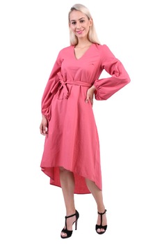 Rochie dama, Vero Moda, bumbac, roz pal Rochie dama, Vero Moda, bumbac, roz pal