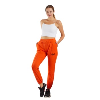 Pantaloni sport dama, Portocaliu Pantaloni sport dama, Portocaliu