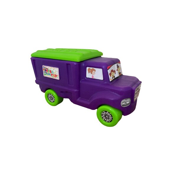 Camion Huby Toys cu spatiu de depozitare, mov