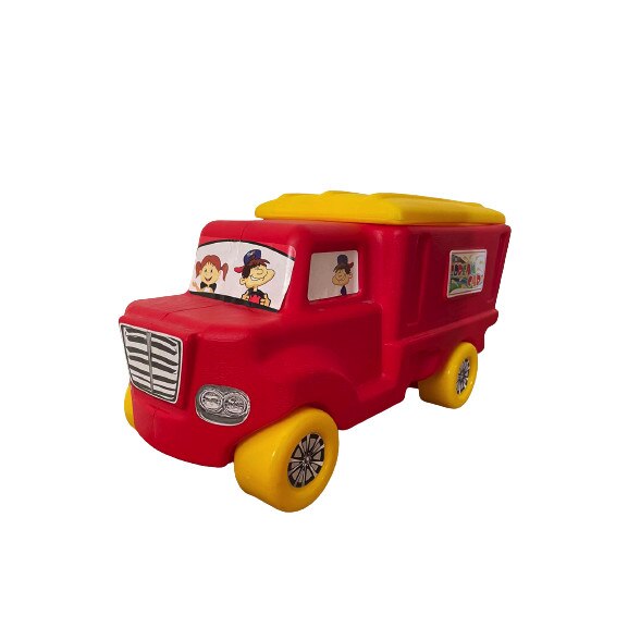 Camion Huby Toys cu spatiu de depozitare, rosu