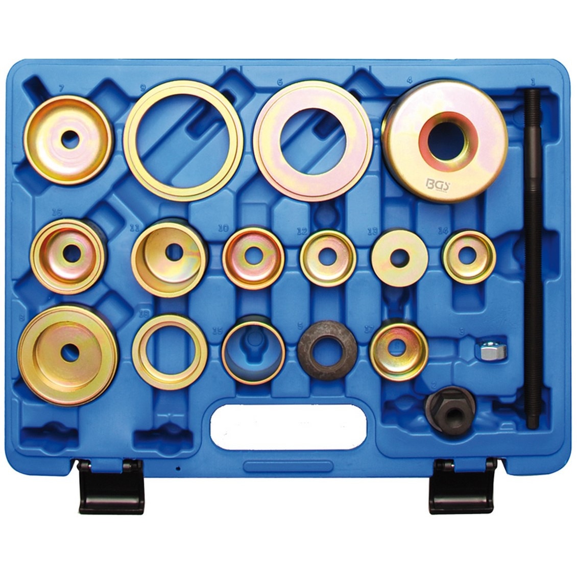 Set prese pentru bucsi si rulmenti de roata Volkswagen / Audi, 18 piese