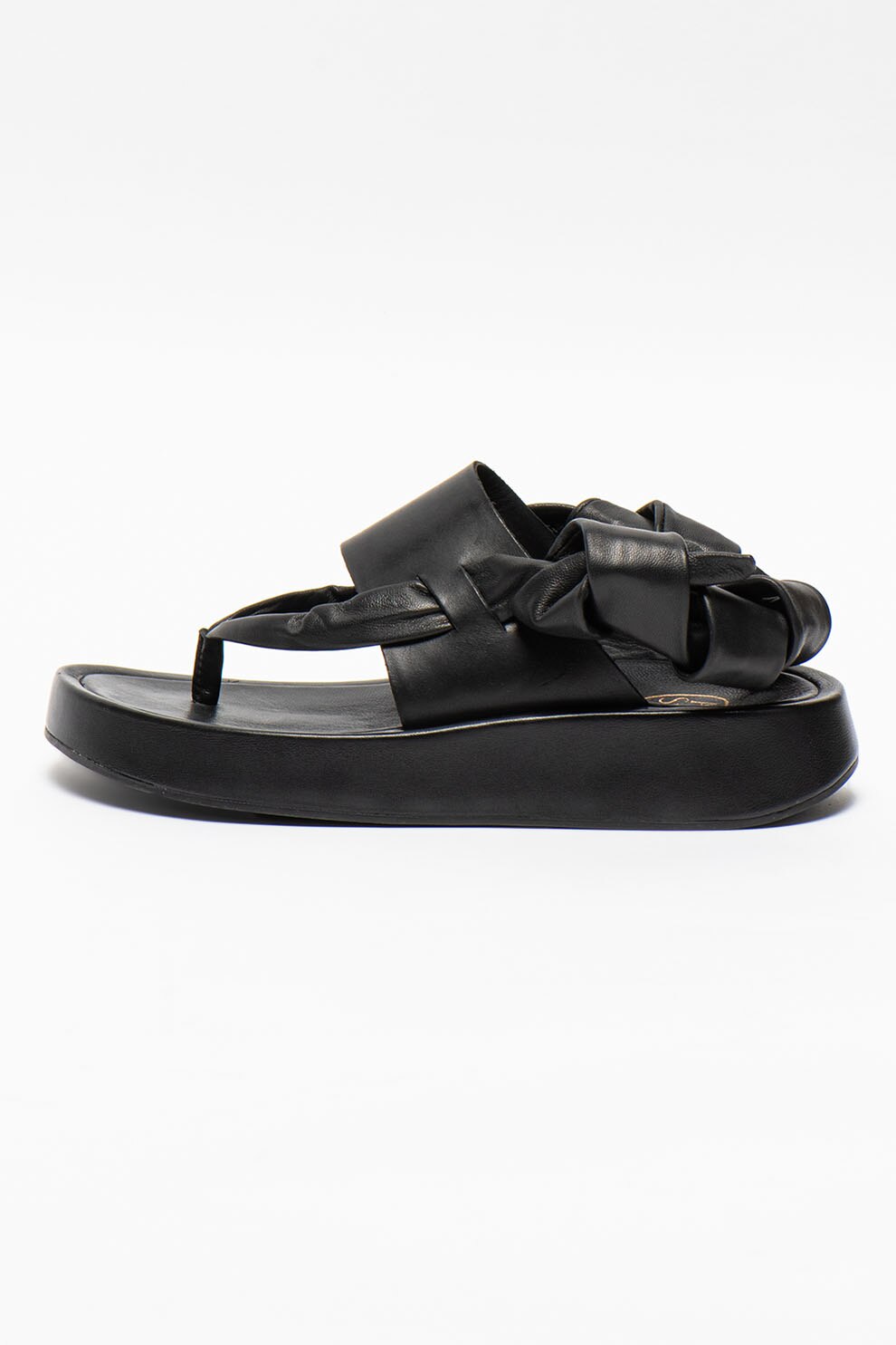 ASH, Sandale din piele cu talpa wedge Vince