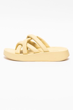 ASH, Papuci din piele cu talpa wedge Vanessa ASH, Papuci din piele cu talpa wedge Vanessa