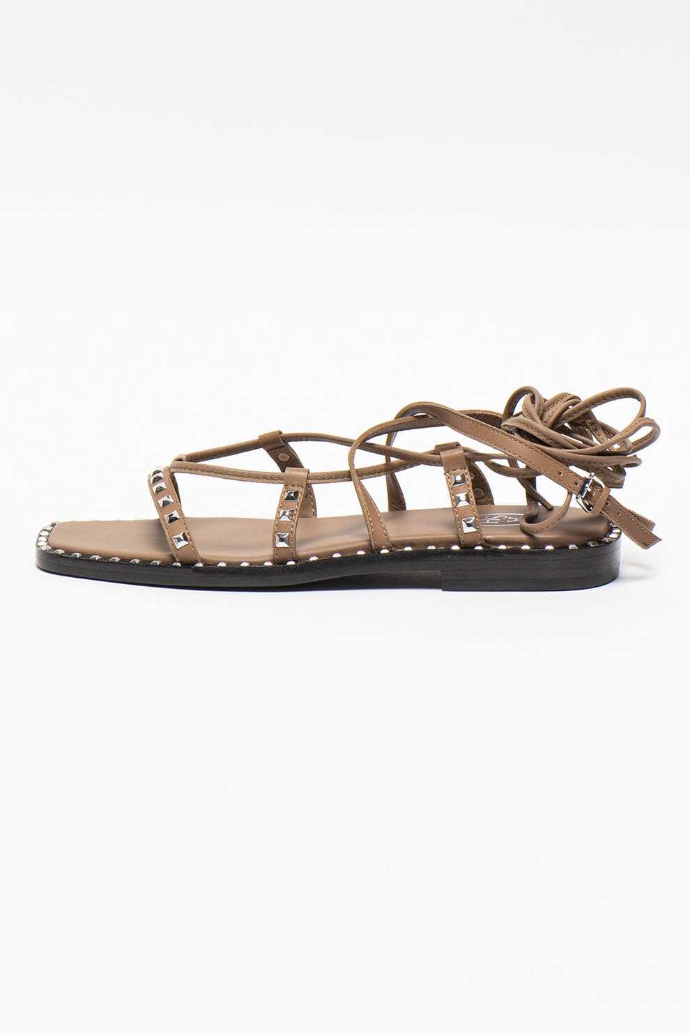 ASH, Sandale din piele cu model petrecut Mauritius