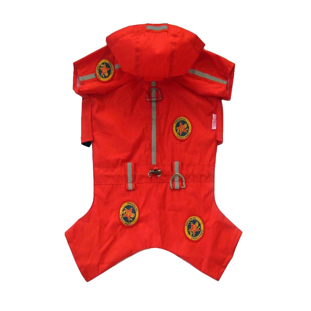 Salopeta de ploaie Meiqi Collection MQ-QZ01R, 20 - 24 cm, Rosu
