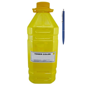 Bidon Refill Toner Jadi Compatibil HP CE322A (128A) Galben 1000g si Pix Schneider Bidon Refill Toner Jadi Compatibil HP CE322A (128A) Galben 1000g si Pix Schneider