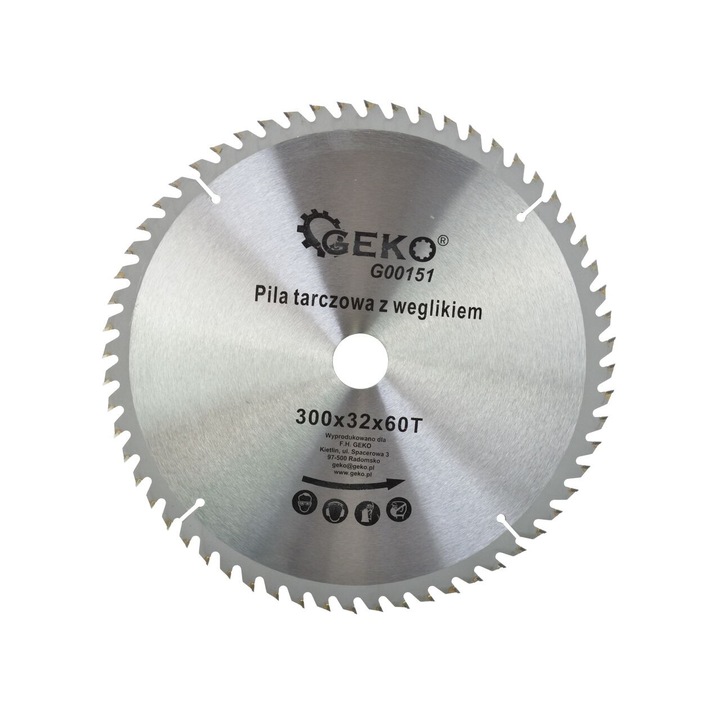 Fa korong 300x32x60T, Geko G00151