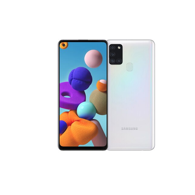 Смартфон Samsung Galaxy A21s, А217, Dual, 64GB, 4GB RAM, white - eMAG.bg