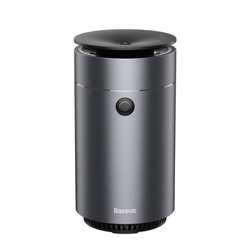 Umidificator Auto Baseus Time Aromatherapy Machine, 75 ml, 6W, silentios, Gri inchis Umidificator Auto Baseus Time Aromatherapy Machine, 75 ml, 6W, silentios, Gri inchis