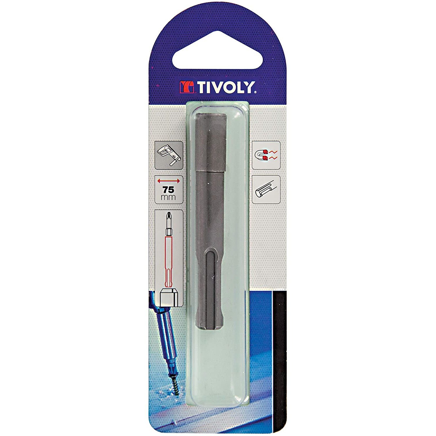 Adaptor magnetic SDS-plus pentru biti75 mm Tivoly