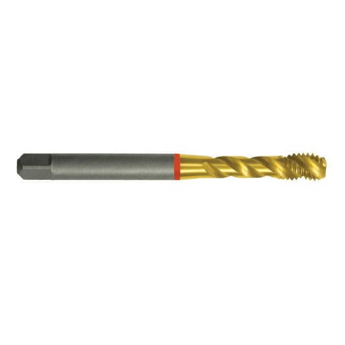 Tarod titanizat de masina DIN 371/374/376 forma C, unghiul spirei 35º, HSS-E (Co 5%) M16 P2,0 L110 l18 d2-12 DIN376 Tivoly