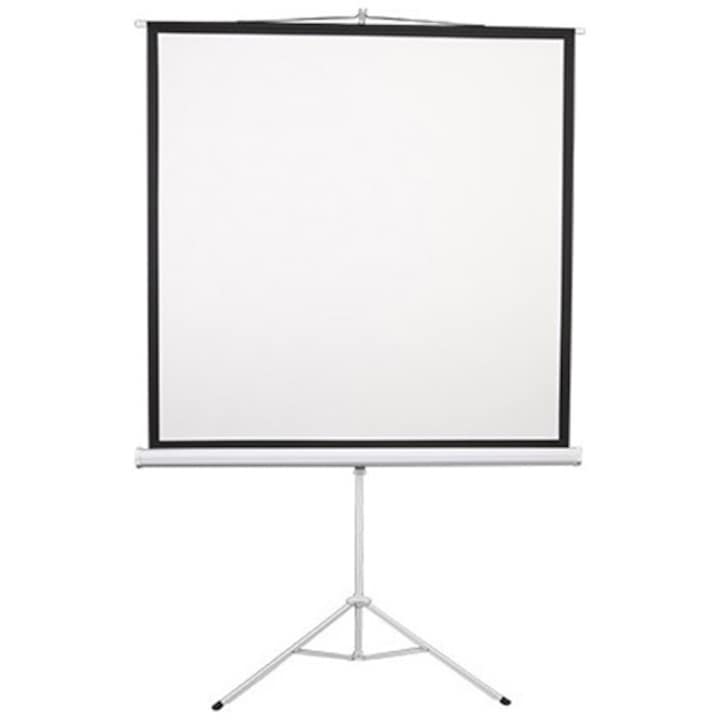 Ръчен прожекционен екран SBOX PSMT-96, 172 см x 172 см