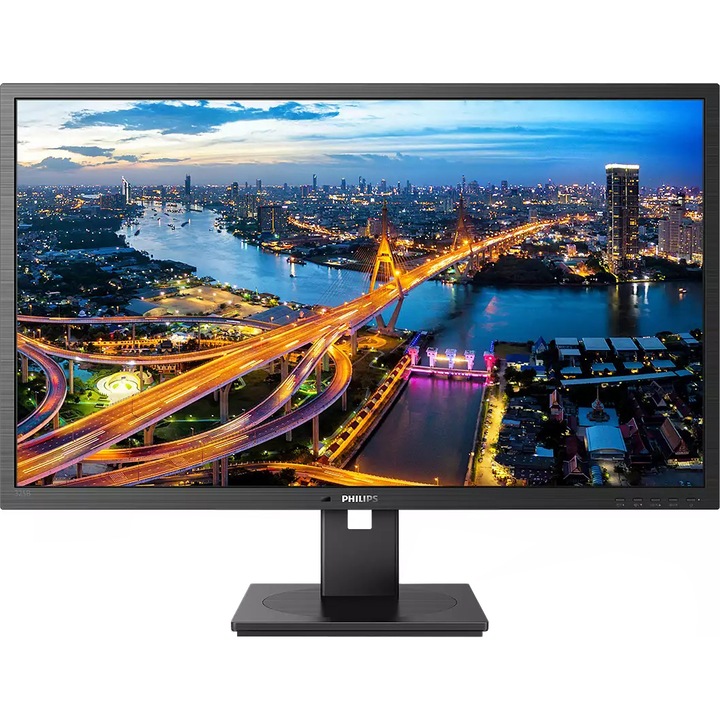 Philips 325B1L/00 LED Monitor, IPS, 31.5", QHD, 75 Hz, 4 ms, Adaptive Sync, FlickerFree, Pivot, Display Port, HDMI, USB