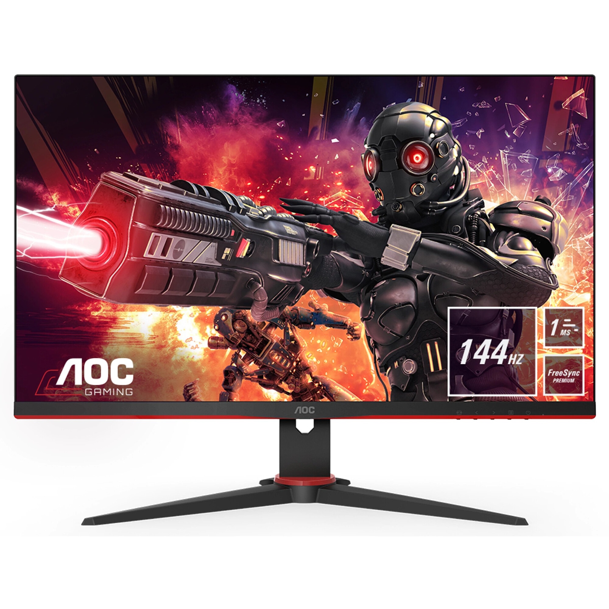 AOC 24G2AE/BK 23.8'' IPS LED Gaming monitor,Full HD, 144Hz, 1ms, FreeSync  Premium, Low Input Lag, Display Port, HDMI, VGA 