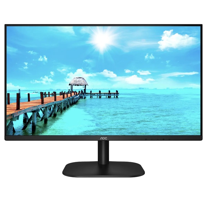 AOC 27B2H/EU LED monitor, 27", IPS, Full HD, 1920x1080, VGA, HDMI, 75Hz, fekete