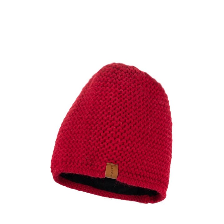 Caciula Nandy pentru femei, Rosu, NCD-18500-CZERWONY