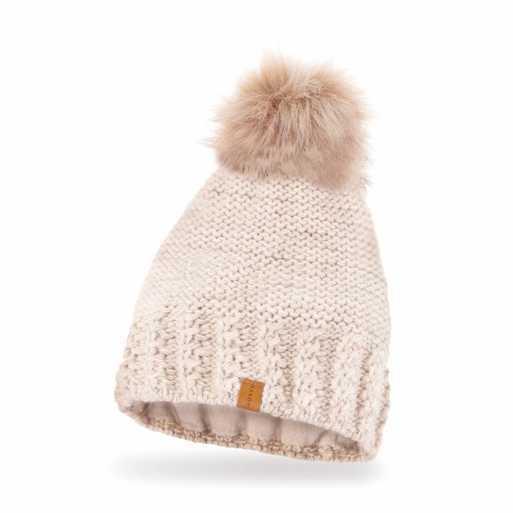 Caciula, Nandy, pentru femei, Bej, 14503-BEZOWY