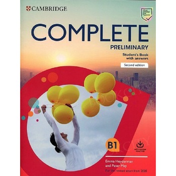 Complete Preliminary Self Study Pack (SB w Answers w Online Practice and WB w Answers w Audio Download and Class Audio) For the Revised Exam from 2020 Complete Preliminary Self Study Pack (SB w Answers w Online Practice and WB w Answers w Audio Download and Class Audio) For the Revised Exam from 2020