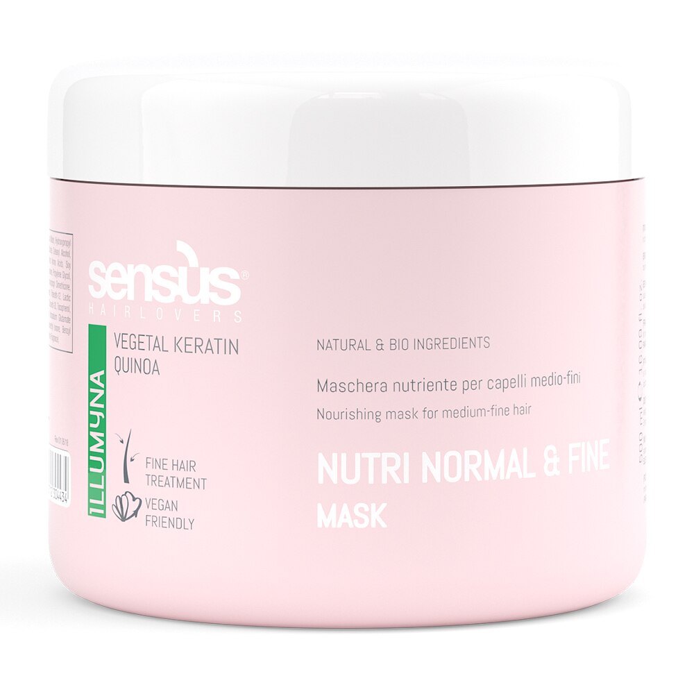 Masca nutritiva cu keratina, Sensus Illumyna Nutri Normal&Fine Mask 500ml