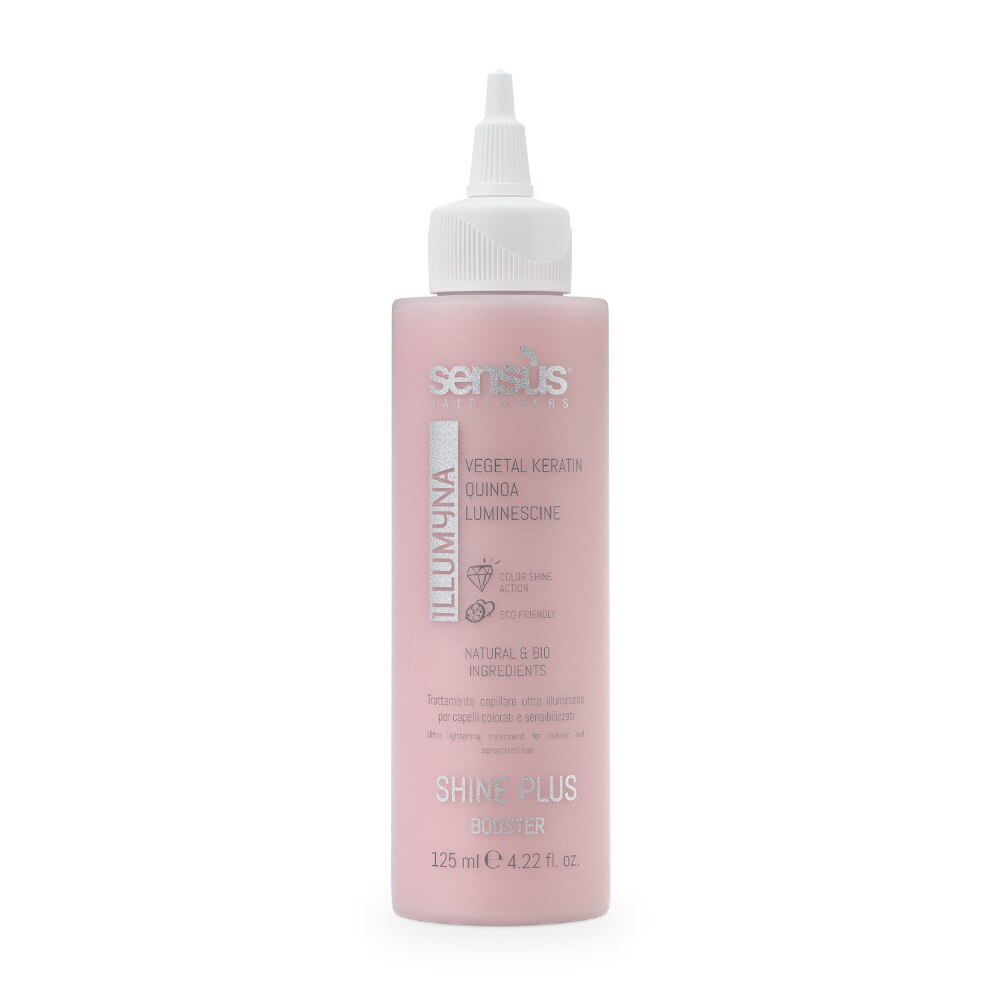 Tratament pentru parul colorat si sensibil, Sensus Illumyna Shine Plus Booster, 125 ml