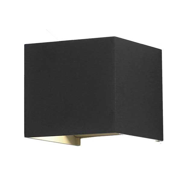 Aplica LED pentru perete, Optonica, 6W(44W), 660lm, Lumina Calda, Negru