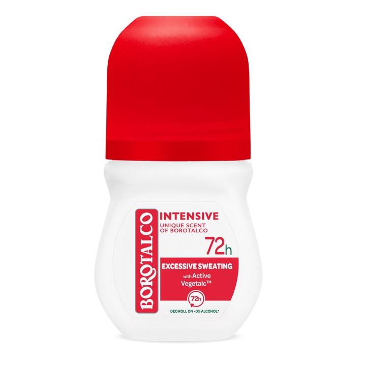 Deodorant Roll-on Antiperspirant Borotalco Intensive, 50 ml