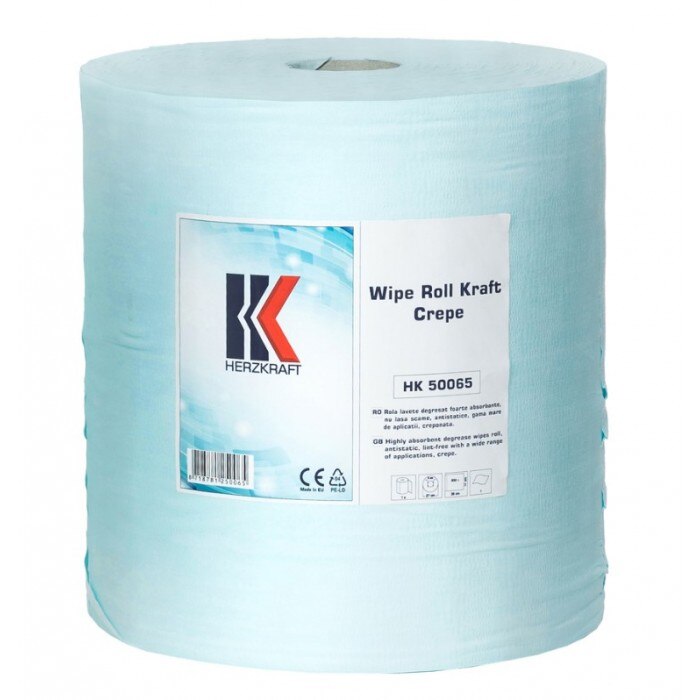 Rola lavete degresat Kraft Crepe, 500 foi, 30x33cm
