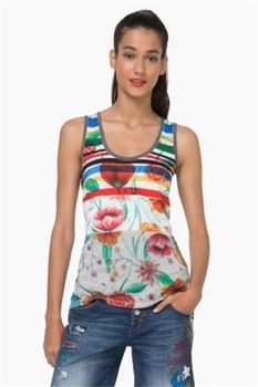 Bluza tip maieu, 73t25j2, Multicolor, 42 Bluza tip maieu, 73t25j2, Multicolor, 42