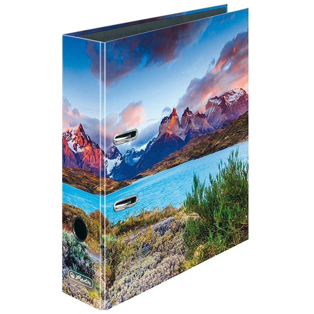 Biblioraft Herlitz MaxFile plastifiat, 8 cm Patagonia