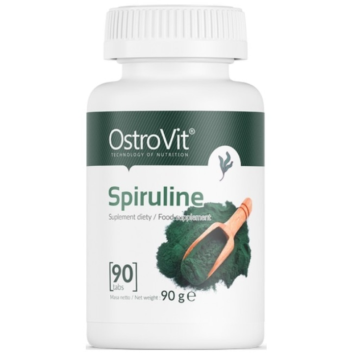 OstroVit Spirulina étrend-kiegészítő, 90 tabletta