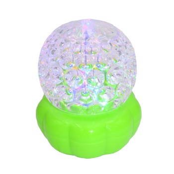 Glob disco rotativ cu joc de lumini, led, verde,15 CM Glob disco rotativ cu joc de lumini, led, verde,15 CM